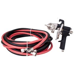 Spray Gun & 7.5m Hose For Paint Pots No Cup Pq2 2.2mm